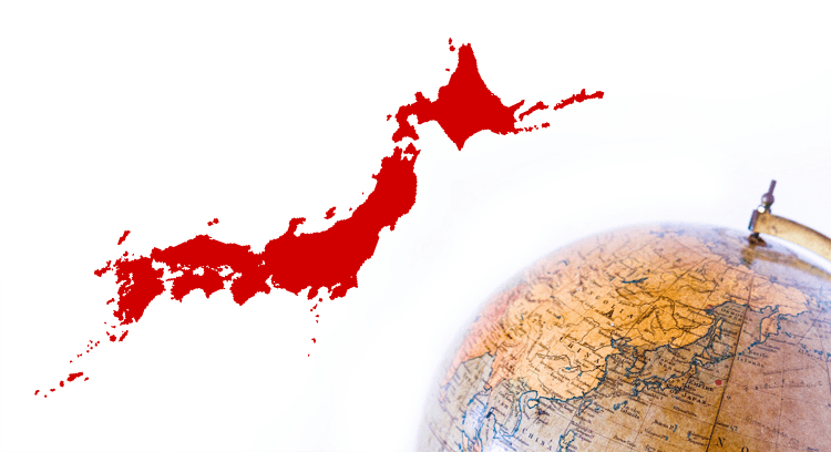 世界と日本地図